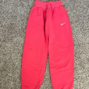 Nike Size XS Pink Oversized Sweatpants!